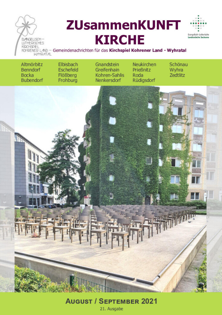 Zusammenkunft Kirche – August–September 2021 – Titelseite