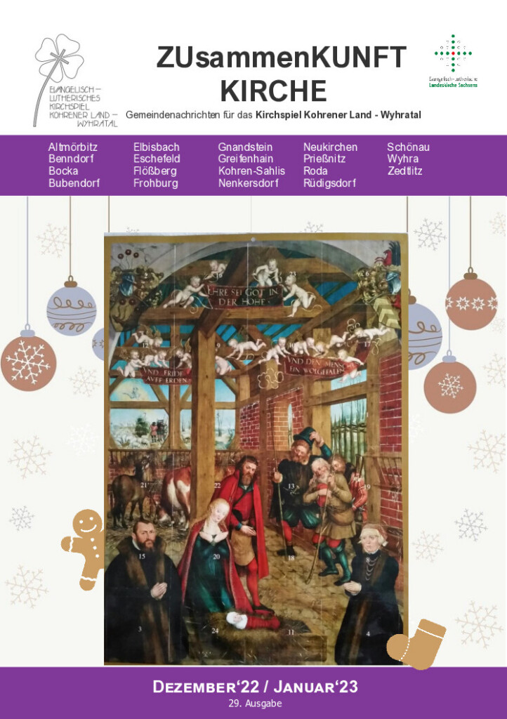 Zusammenkunft Kirche – Dezember 2022–Januar 2023 – Titelseite