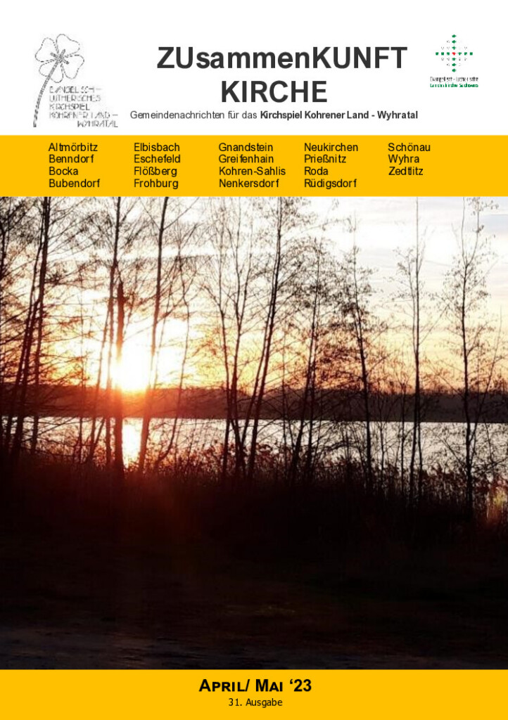 Zusammenkunft Kirche – April–Mai 2023 – Titelseite