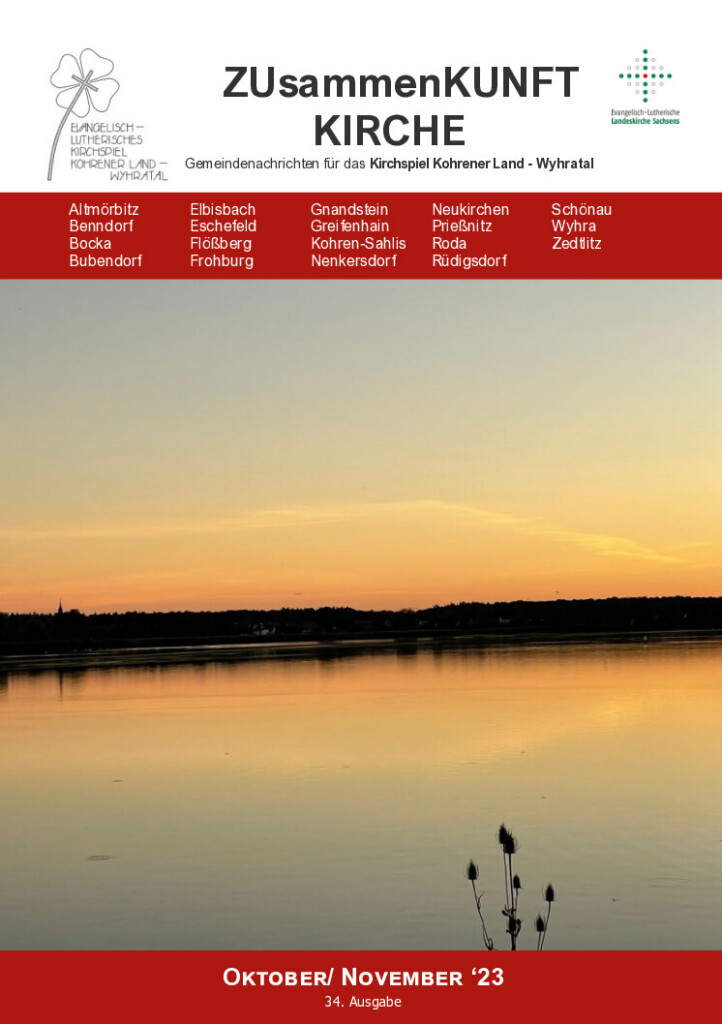 Zusammenkunft Kirche – Oktober–November 2023 – Titelseite