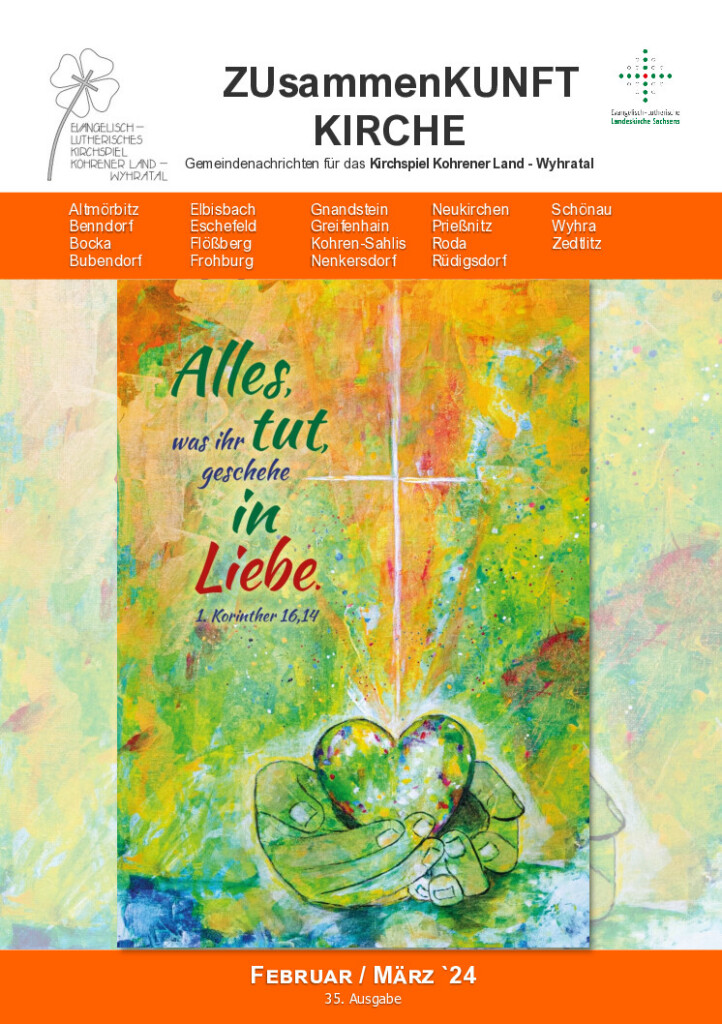 Zusammenkunft Kirche – Februar–März 2024 – Titelseite
