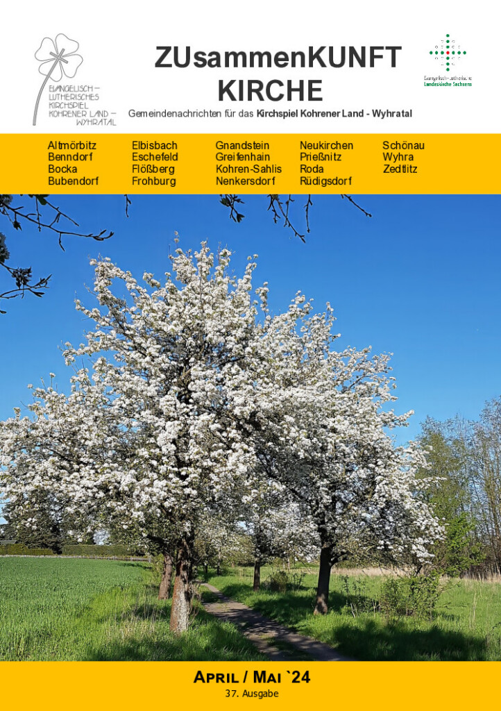 Zusammenkunft Kirche – April–Mai 2024 – Titelseite