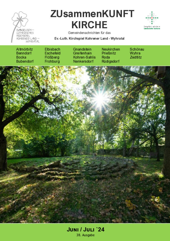 Zusammenkunft Kirche – Juni–Juli 2024 – Titelseite