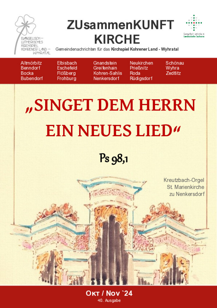 Zusammenkunft Kirche – Oktober–November 2024 – Titelseite