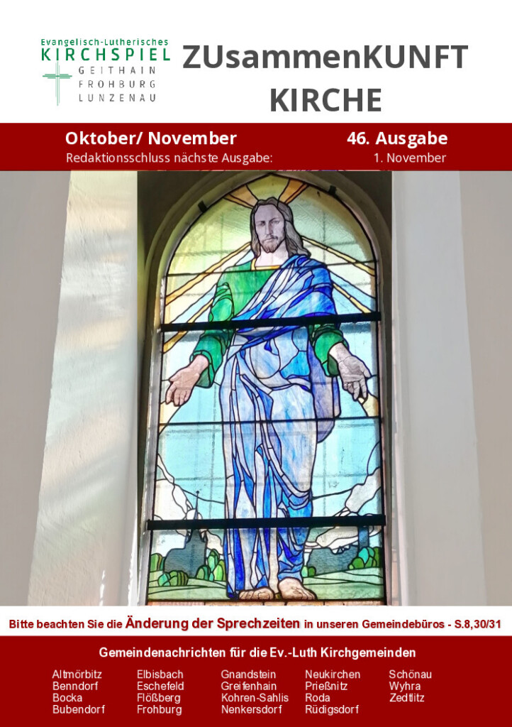 Zusammenkunft Kirche – Oktober–November 2025 – Titelseite