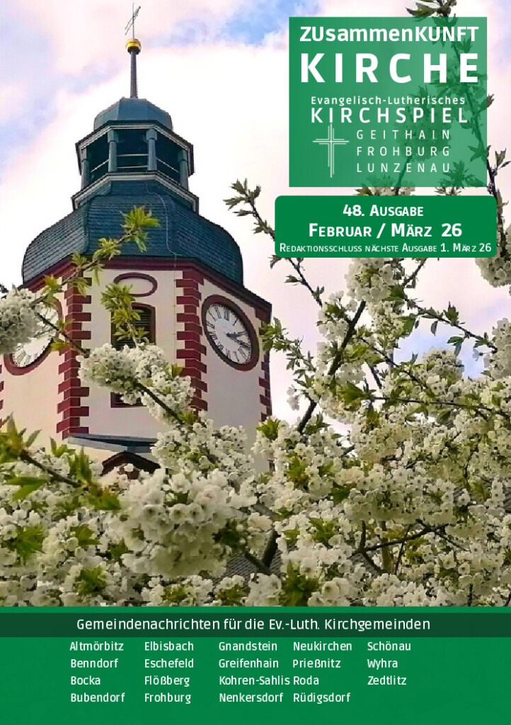 Zusammenkunft Kirche – Februar–März 2026 – Titelseite